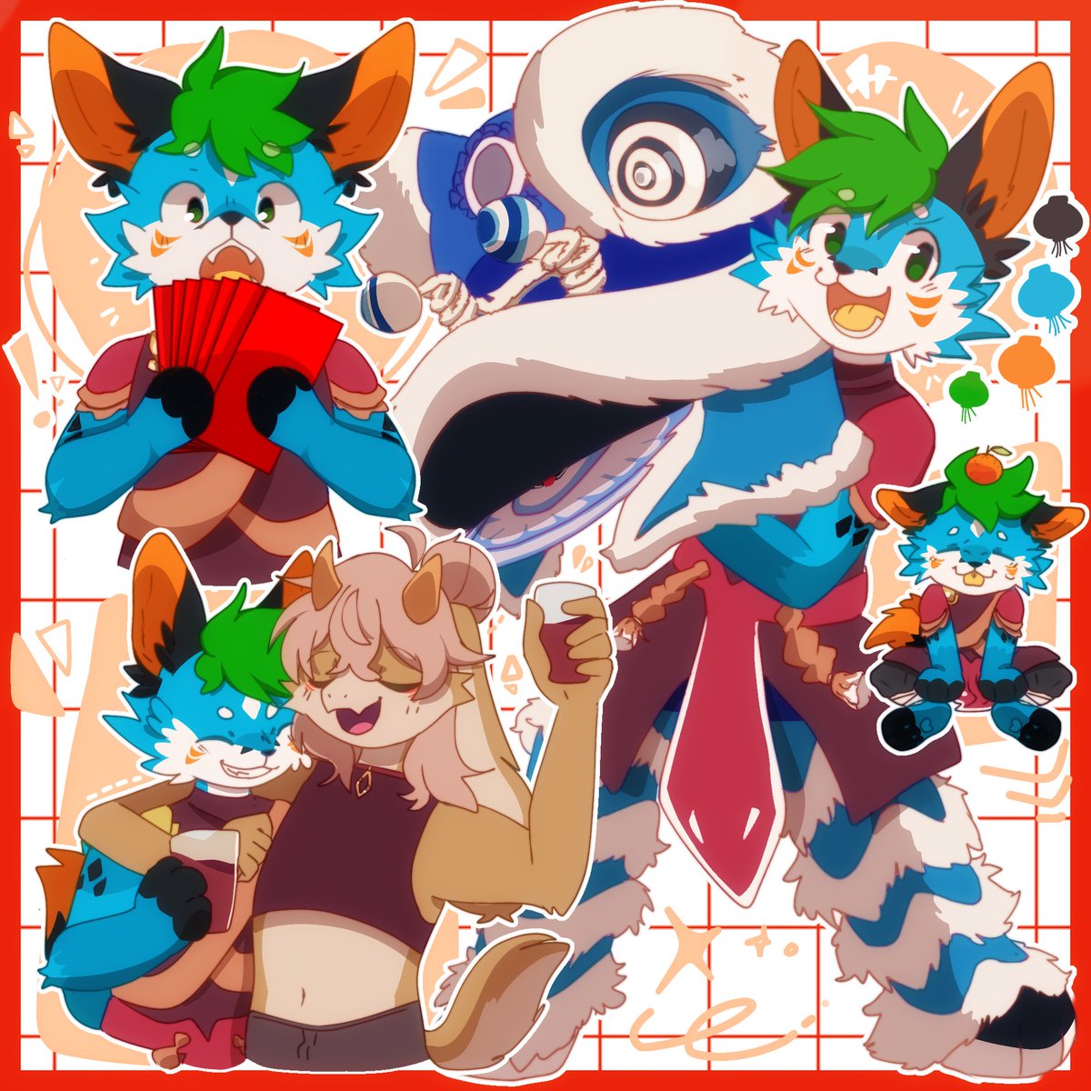 新年快乐! 

🎨 art by : <a href="/pota_cas/">actually cas</a>