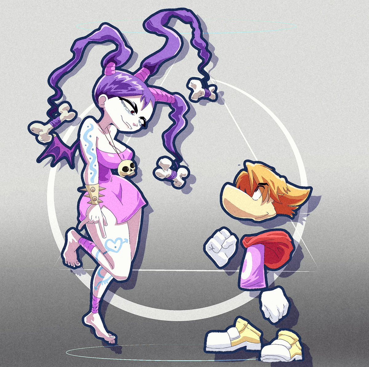 Limbless Hero and Voodoo Fairy 🧚‍♀️
.
#rayman