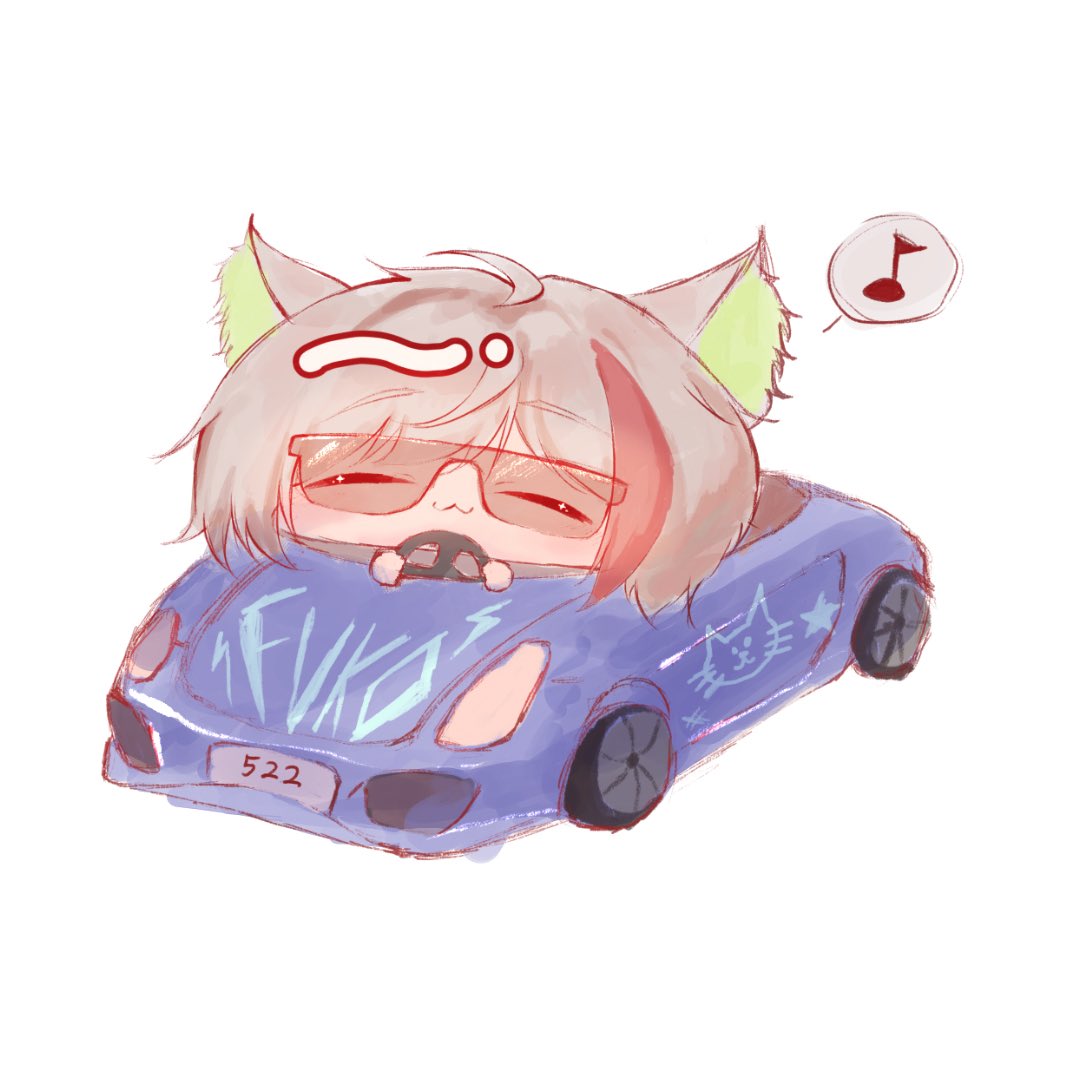 greenie_bear's tweet photo. @Fuko_v 
Fuko開車🚗 （？）
#Art4Fuko #chibiart https://t.co/yS6avGPHwe
