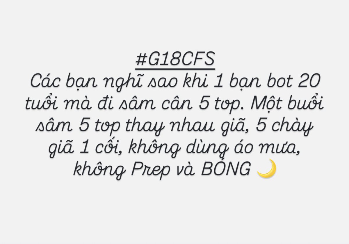 G18 CONFESSION tweet media