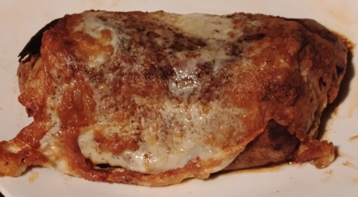 Chimichanga courtesy of my brother.