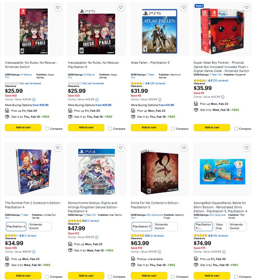Clearanced game deals at Best Buy buff.ly/jVx42lE #ad