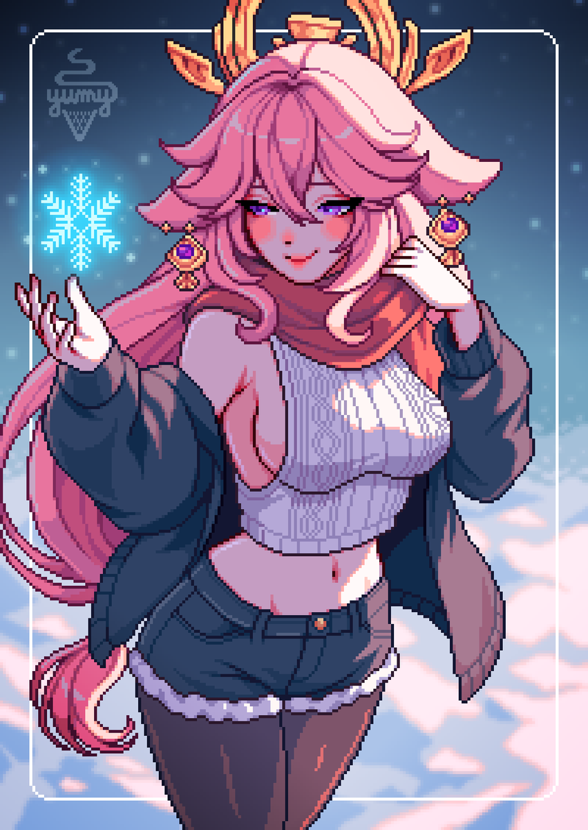 Winter Yae Miko 🩷❄️