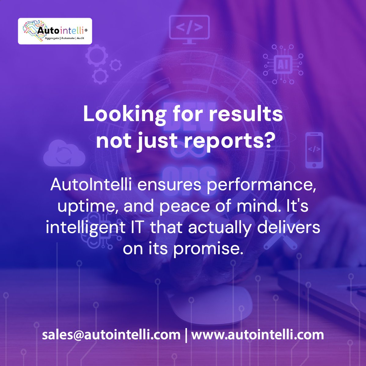autointelli's tweet image. Performance That Speaks for Itself.
#AutoIntelli #OutcomeDrivenIT #PerformanceFirst #BeyondDashboards #ReliableIT #UptimeMatters #ITThatDelivers #ProvenResults #BusinessContinuity #ImpactOverReports #OperationalReliability #ValueDrivenTech #MissionCriticalIT #TrustInTechnology