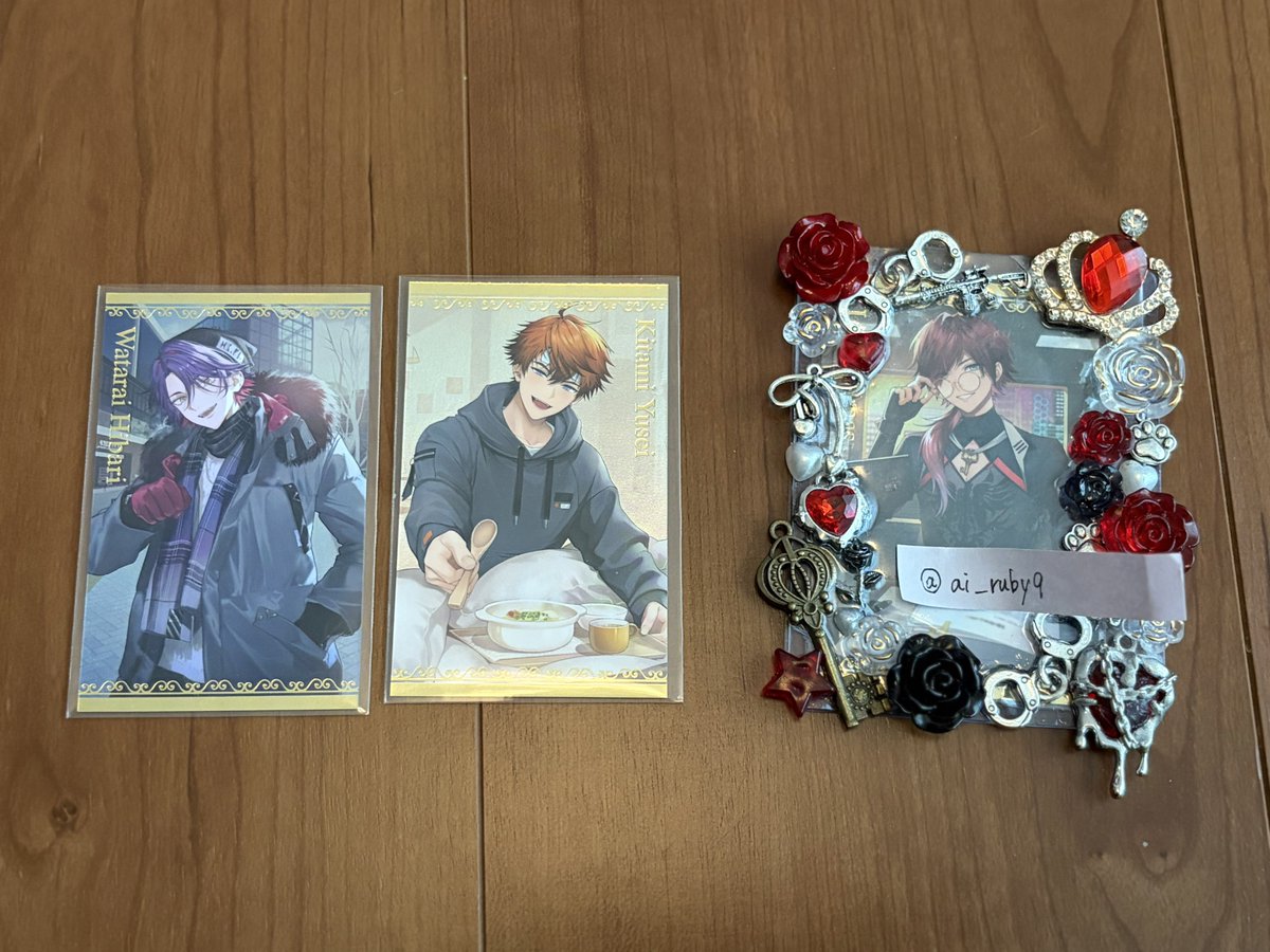 ai_ruby9's tweet photo. にじさんじ ボイスビジュアルカード 2025年12月 2026年1月 交換

【譲】画像のもの

【求】💖の方

金山手渡し＞郵送
難しいとは思いますが、検索からもお気軽にお声掛けください！ https://t.co/o7sGpBeJkj