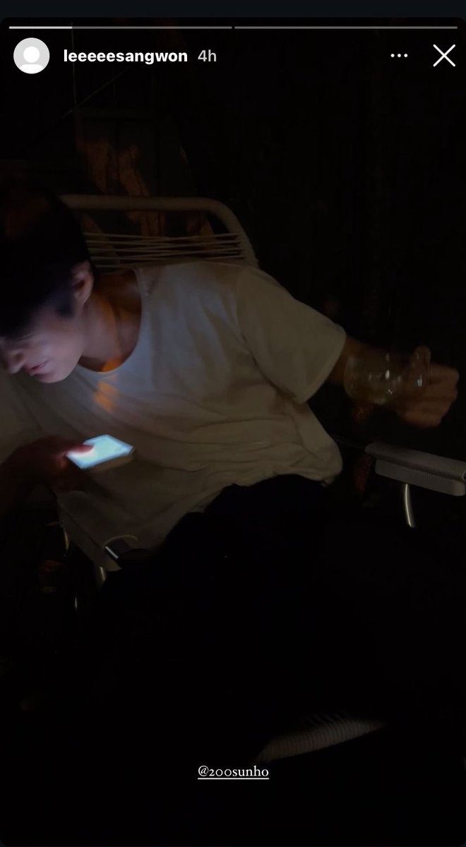 sunho filling up his camera roll with sangwon, both of them going running frequently together, late night wine dates, sw posting sh in his stories, waxing poetries to each other, very openly subtly flirting in their ig comments n suggesting to elope .. what went on