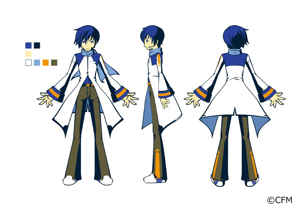 KAITO20th Anniversary Released in 2006 as the first male Virtual