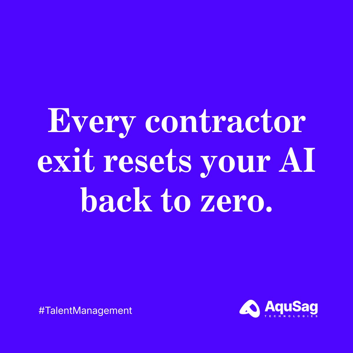 aqusag's tweet photo. Contractor churn kills model memory.

Retention = accuracy.
Stability is a feature.

🔗 https://t.co/WXZq3tvJ9s

#TalentRetention #AIResearch #WorkforceStability https://t.co/mQkb3oHLQM