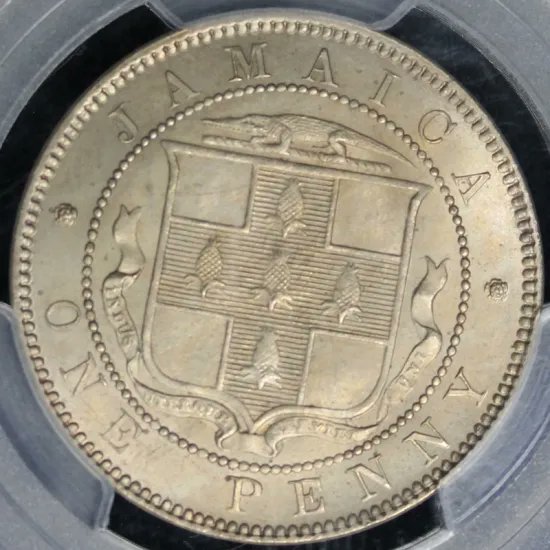 Jamaica British Colony Victoria Penny 1869 