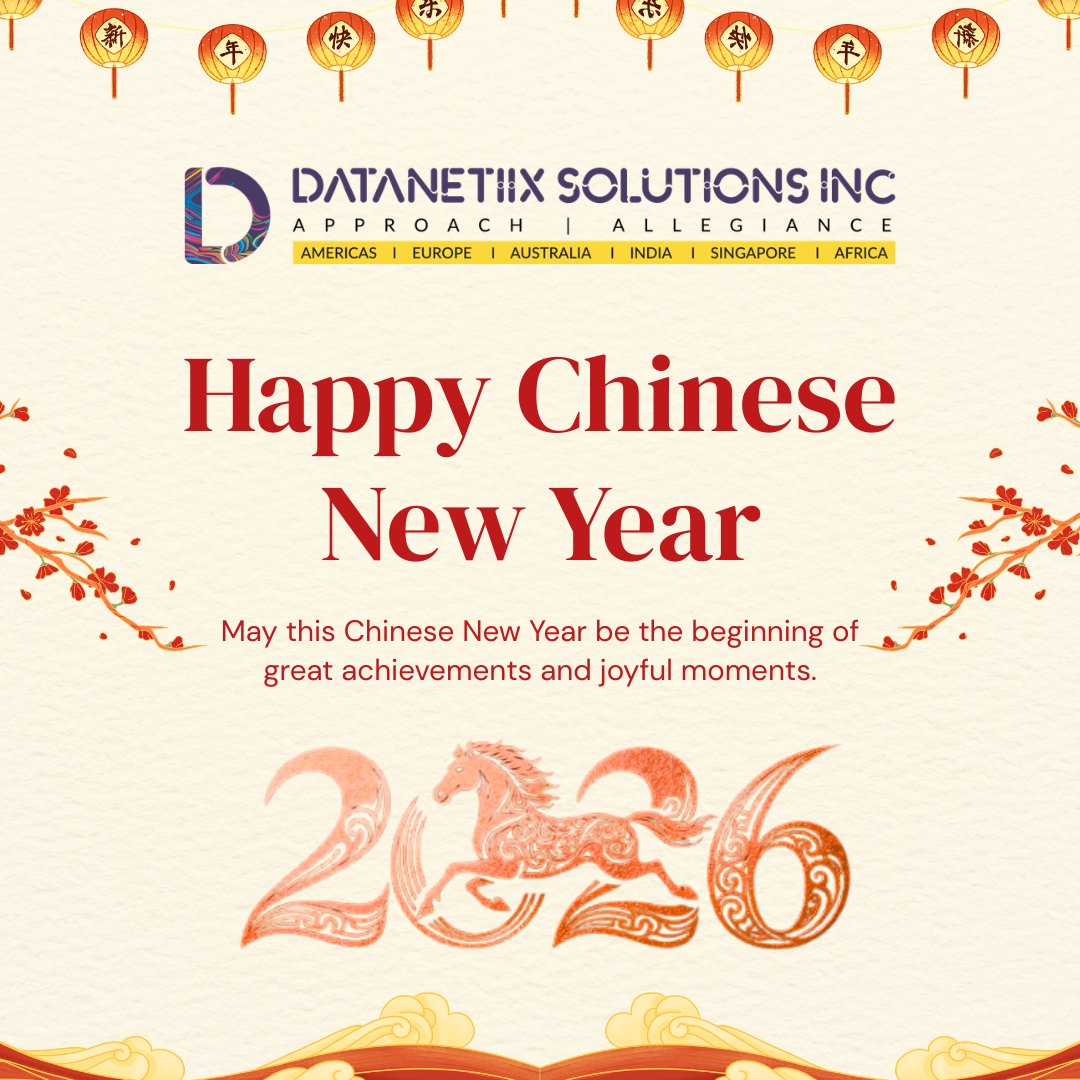 datanetiix's tweet photo. Welcoming the Year of the Horse 2026 🐎✨

Team @datanetiix wishes you prosperity, #innovation &amp; unstoppable momentum this #ChineseNewYear2026.

Let’s gallop into 2026 with courage &amp; cutting-edge tech. Gong Xi Fa Cai 🧧

 #YearOfTheHorse #datanetiix https://t.co/sxtbCP7zdb