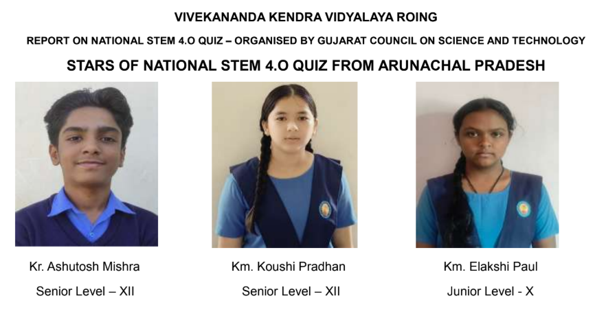 vkvapt's tweet photo. From State to National Stage — VKV Roing Shines!

https://t.co/INhnhoVVTB
#VKV #VivekanandaKendra #ArunachalPradesh #VKVAPT #VivekanandaKendraVidyalaya
#VKVRoing #NationalLevel #StatePride #ProudMoment #AcademicExcellence #YoungAchievers #QuizChampions #VKVShines https://t.co/pUoLkGBmQz