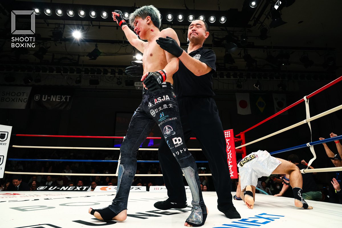 SHOOT_BOXING's tweet photo. ／
#SHOOTBOXING 2026 act.1
📣🔥🔥大会結果🔥🔥📣
✅U-NEXT見逃し配信中▶︎https://t.co/75bhZdq3hZ
＼

【第4試合】66.0kg契約※OFGルール
◎村田聖明(@kiyoakisb )
vs
￼×木村亮彦(＠a_kick1999 )
🚩TKO 2R2分57秒 ※3ノックダウン
.
📝詳細▶︎https://t.co/CWBEBwJ1kQ
#SHOOTBOXING #シュートボクシング