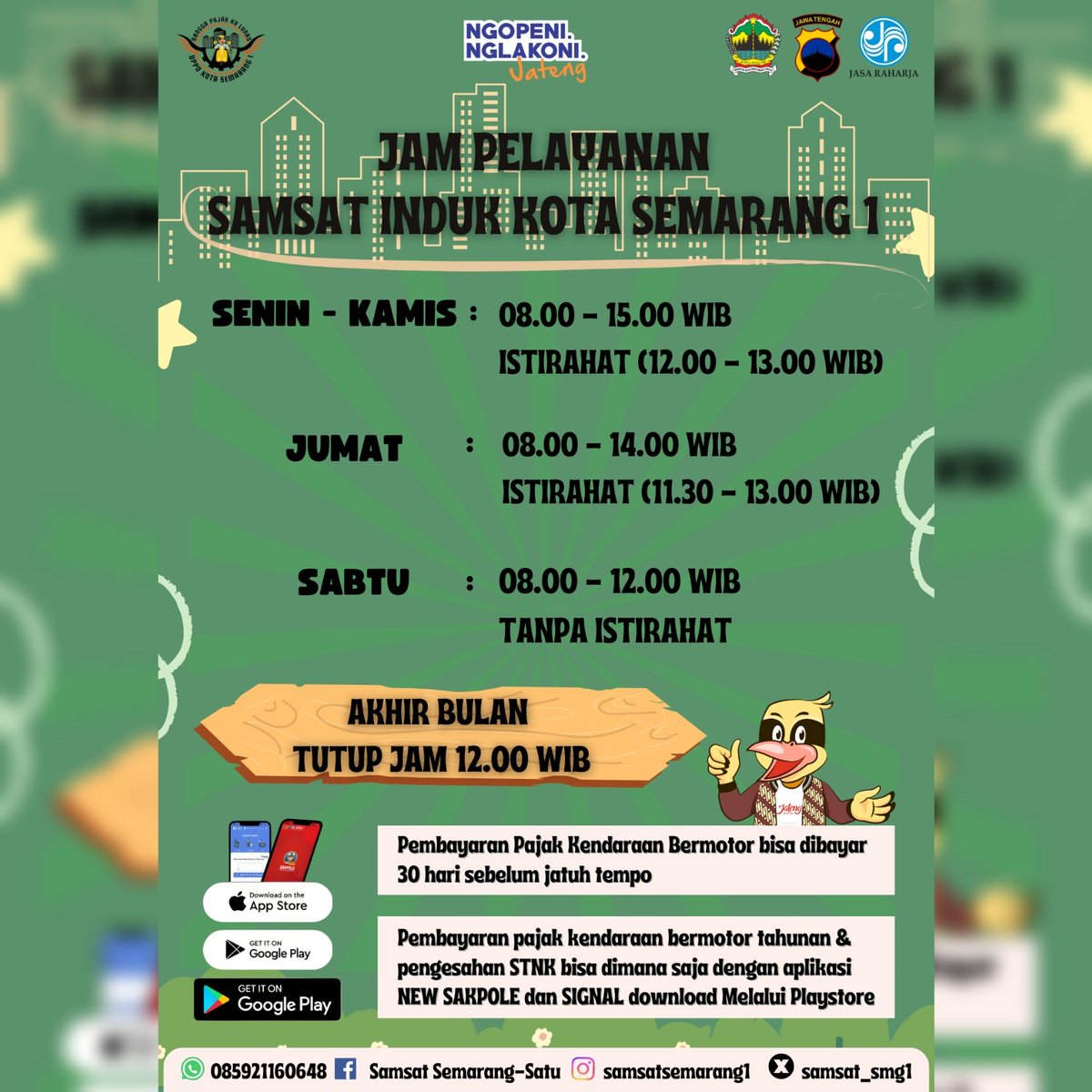 SAMSAT KOTA SEMARANG 1 tweet media
