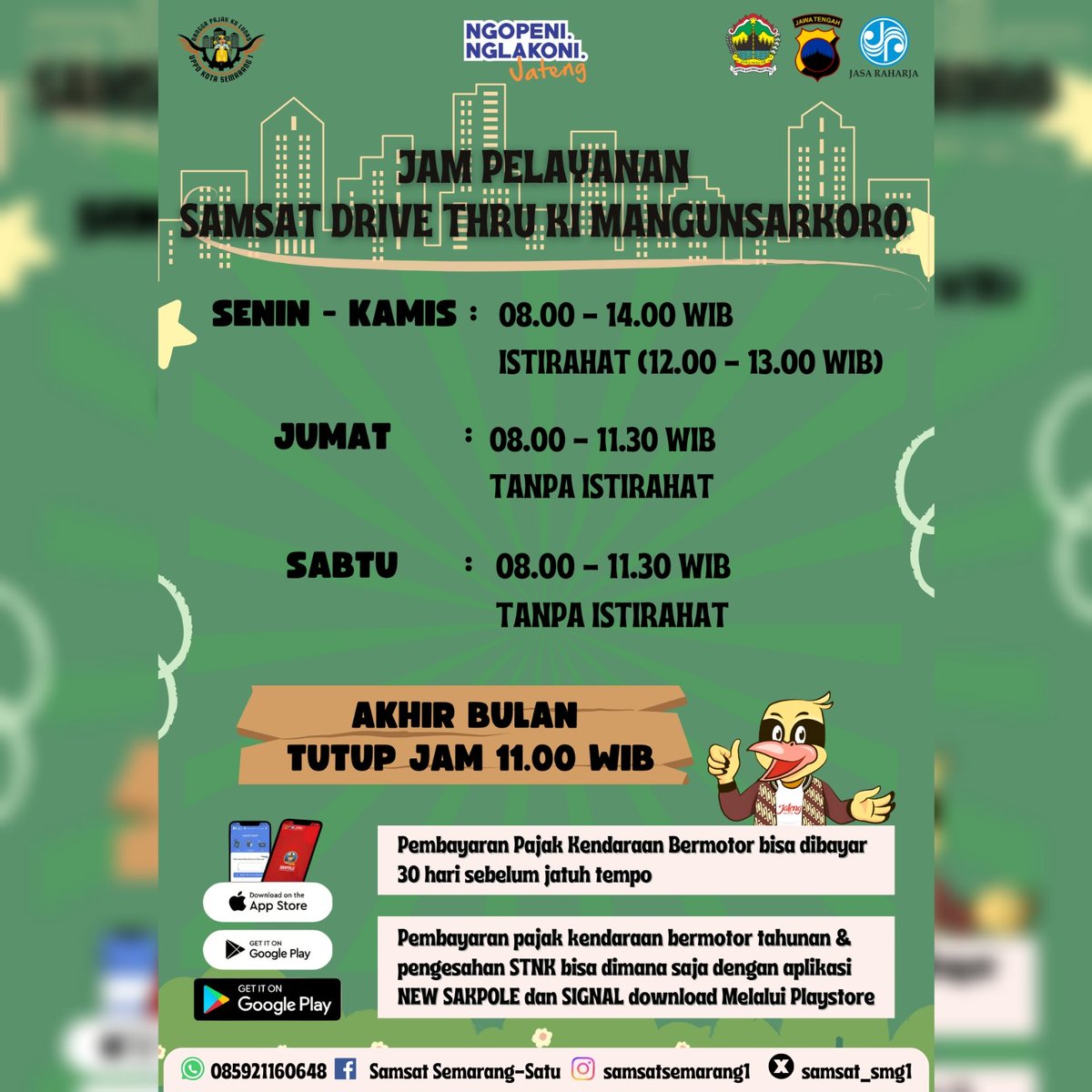 SAMSAT KOTA SEMARANG 1 tweet media