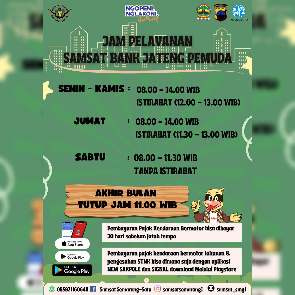 SAMSAT KOTA SEMARANG 1 tweet media