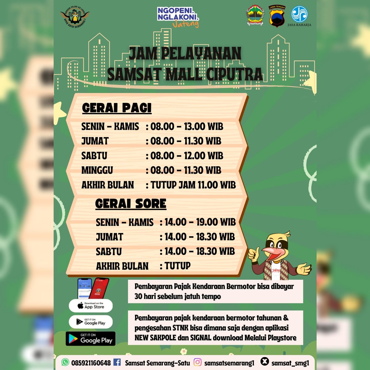 SAMSAT KOTA SEMARANG 1 tweet media