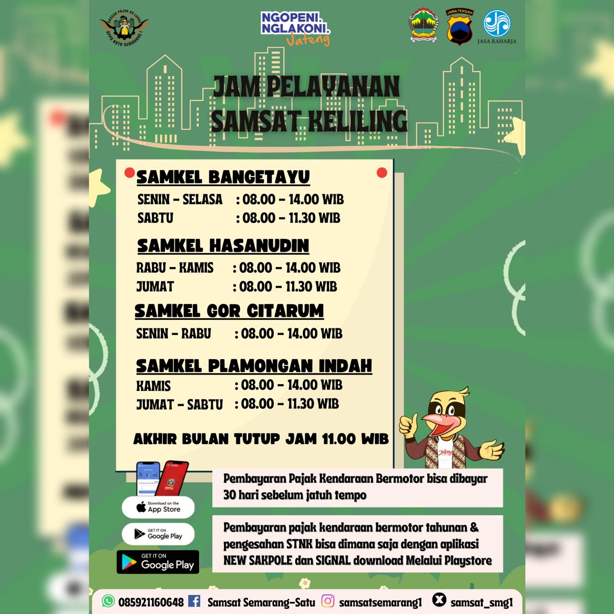 SAMSAT KOTA SEMARANG 1 tweet media