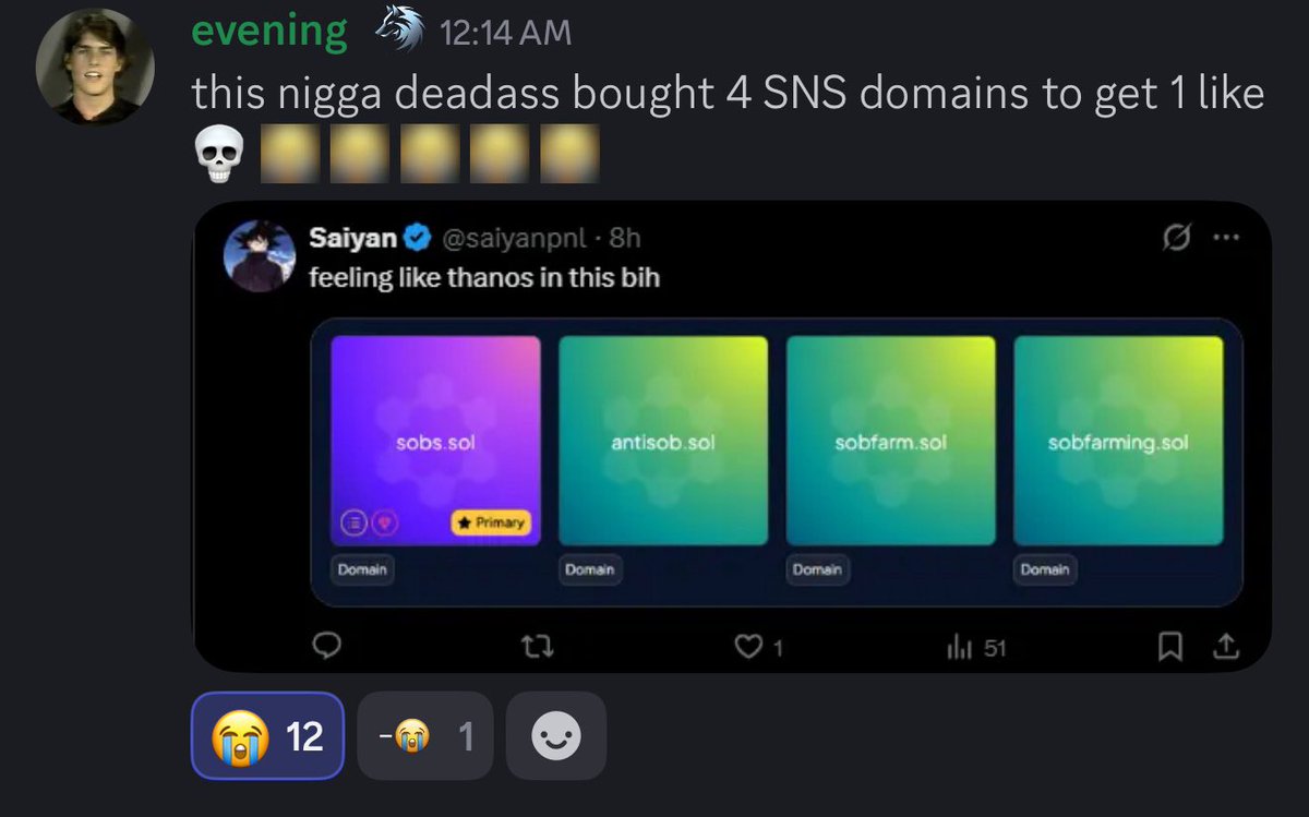 sobfarming's tweet image. sob farming can’t be forced 😭😭