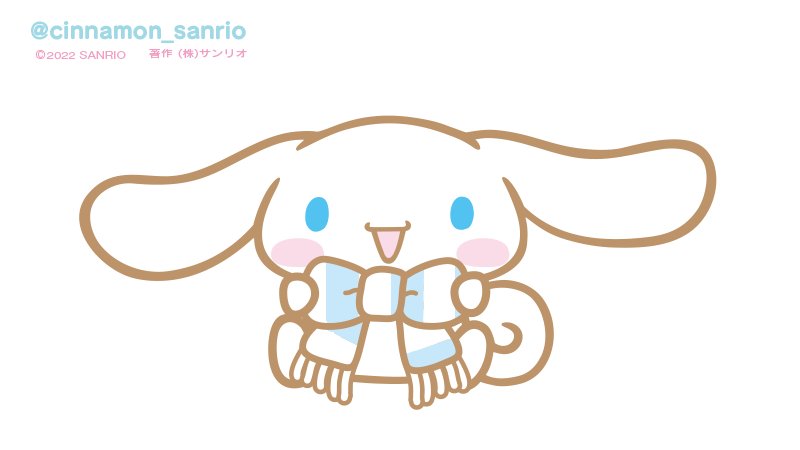 <a href="/cinnamon_sanrio/">シナモン【公式】</a> リボンスタイルが可愛くてシナモンくんにぴったり！♪ 🥰💙🎀🧣🎀🩵