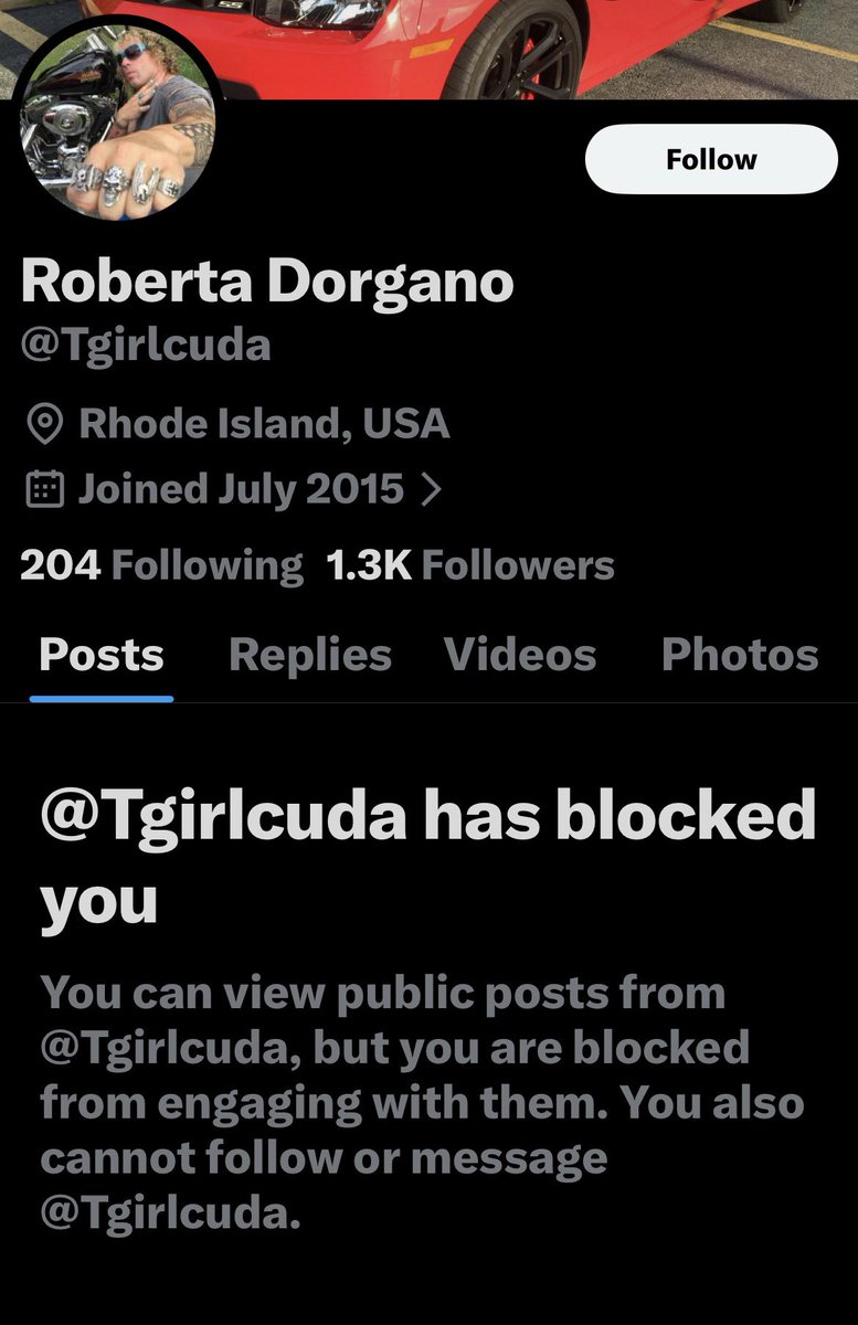 Interesting 

The mentally ill trans shooter had me blocked.

I wonder what I said to upset him? 🤔