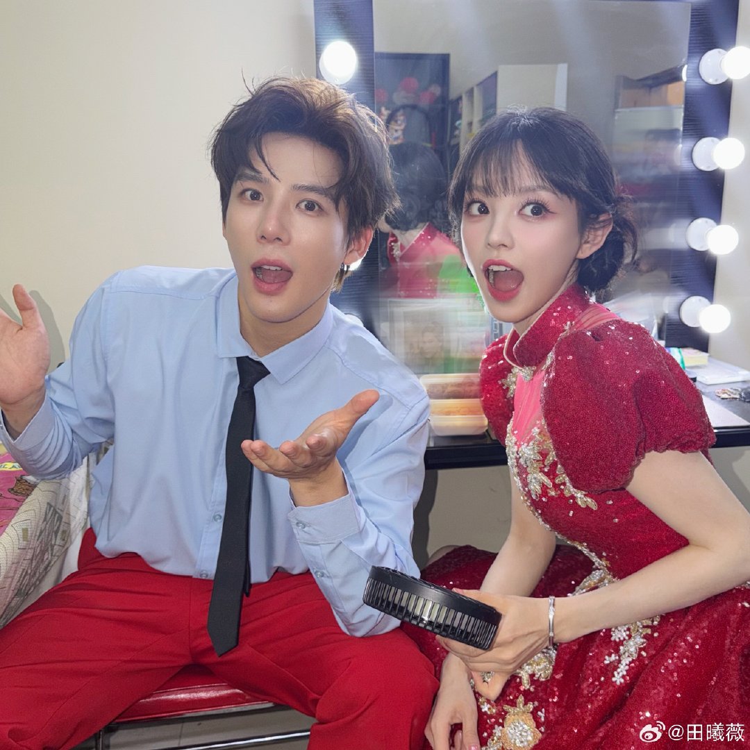 they can be separated by performances, by cities, by states, by anything but nothing will stop the #1 bestie duo #Tianxiwei &amp; #WangAnyu from taking pictures whenever they're at any event together