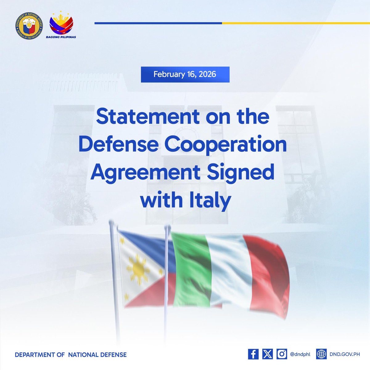 Department of National Defense - Philippines tweet media
