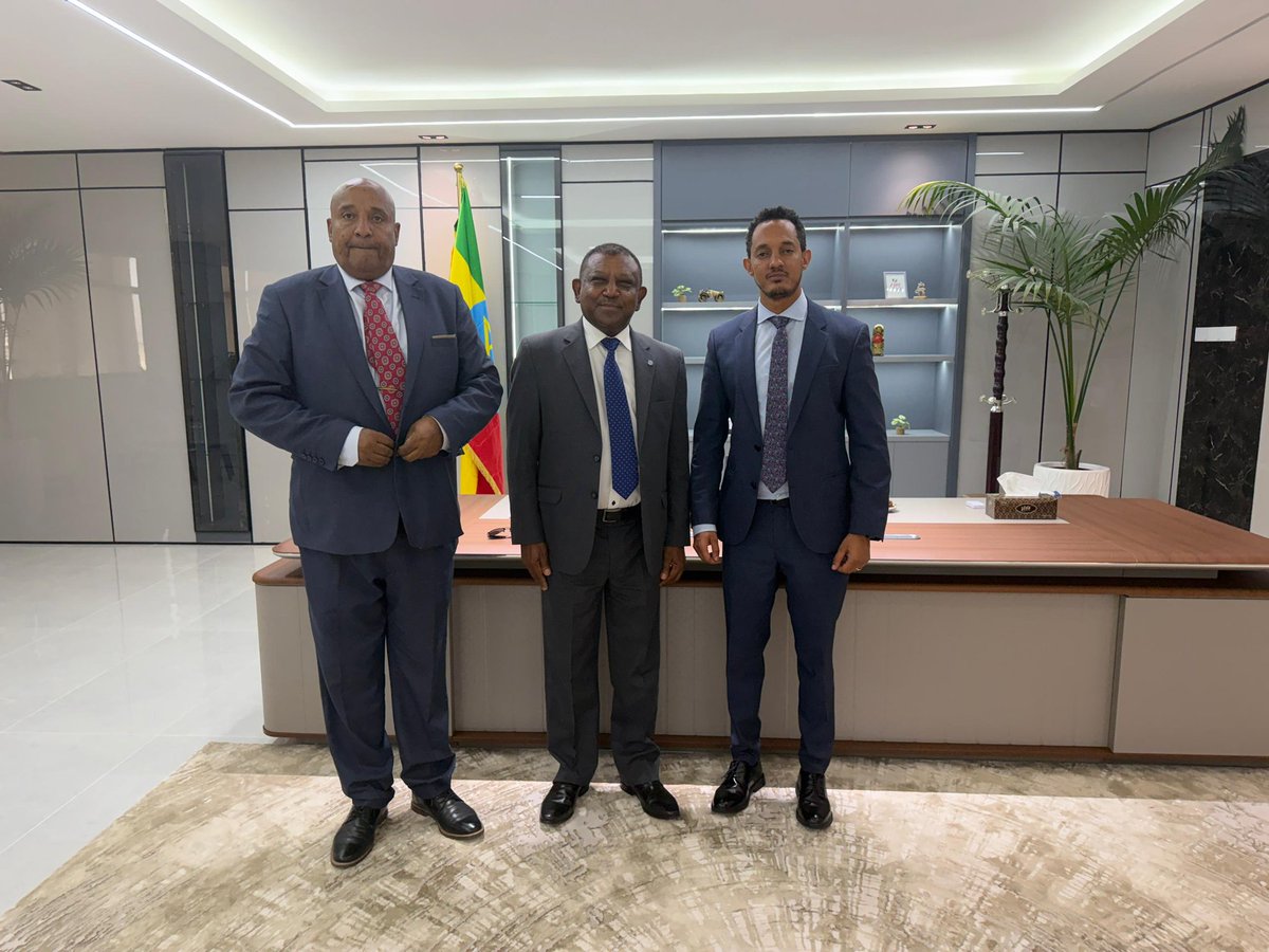 ENEC Hosts IAEA Leadership Following 39th AU Summit

The Ethiopian Nuclear Energy Commission (ENEC) was honored to welcome H.E. Mr. Gashaw Wolde, Acting Head of the TC Africa Division at the International Atomic Energy Agency (IAEA), to our newly renovated Head Office.