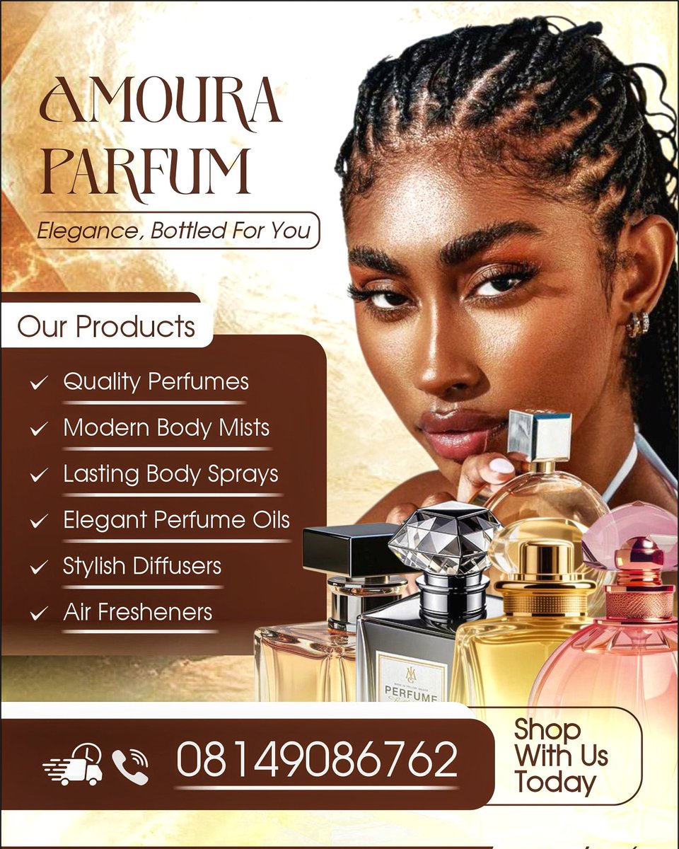 PrinceDesigns_'s tweet photo. Another premium flyer done☑️

If you sell perfumes, beauty products, or luxury items, your design must reflect quality.

Let’s design something powerful for your business😊

#GraphicDesigner #LuxuryBrandDesign
#FlyerDesign #BeautyBranding
#PerfumeBrand #SmallBusinessBranding https://t.co/WsvLLepIHl