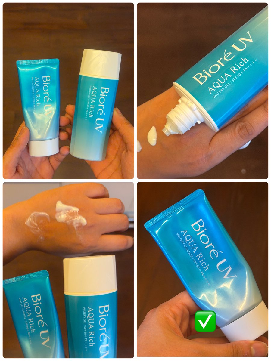 EveSudsawaeng's tweet image. #กันแดด สุดท้ายกลับมาตายรัง แอบหนีไปลองยี่ห้ออื่นแต่ก็ยังกลับมาชอบ texture ของอันนี้มากกว่า ไปลองแบบ gel มาด้วยมนึกว่าจะสบายกว่า แต่ไม่อ่ะ หลอดบีบแบบเดิมคือดีกว่า อย่าซื้อผิดนะ ต้องเอาแบบ essence จะสบายผิวมากๆเด้อ 

พิกัด - s.shopee.co.th/qe5iHhDYT

#biore #ผิวขาว