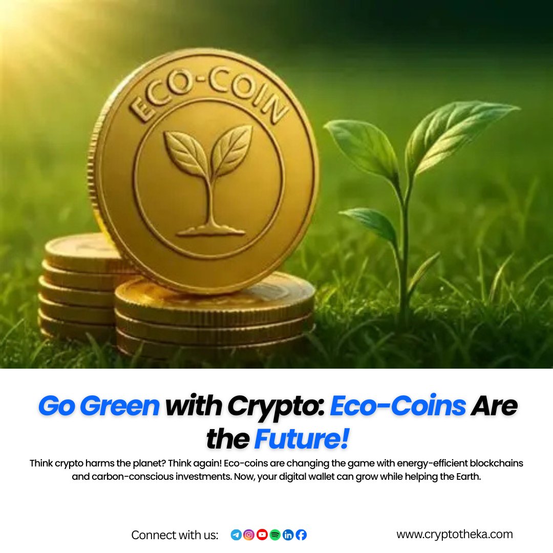 cryptotheka's tweet photo. Green crypto, smarter future
Join us for more crypto updates: https://t.co/t9hCF8Ldb2
#EcoCoin #GreenCrypto #SustainableInvesting #Blockchain #Crypto #FutureOfFinance https://t.co/7JI29ZGk2J