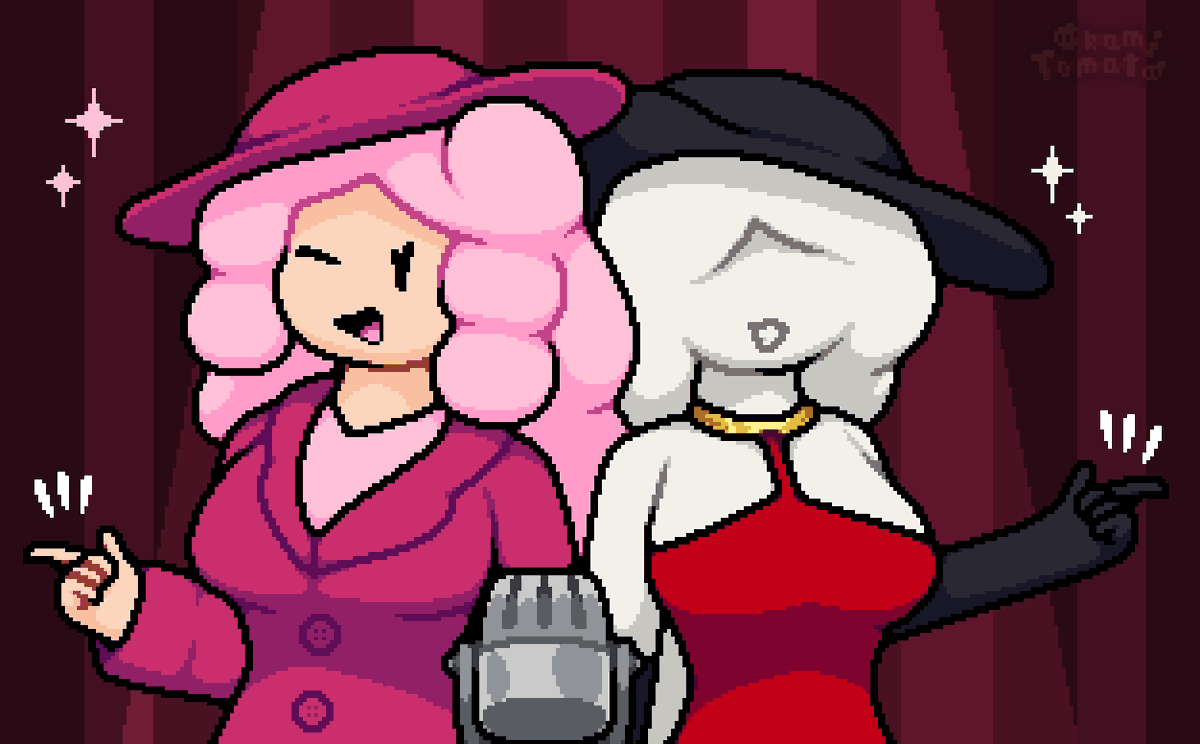 A double feature for today 'v'

A pic with both Mia and a returning face... actually maybe 'face' is the wrong word for her... anyways Creme's also back

A fun little duet, wonder what they're gonna sing?