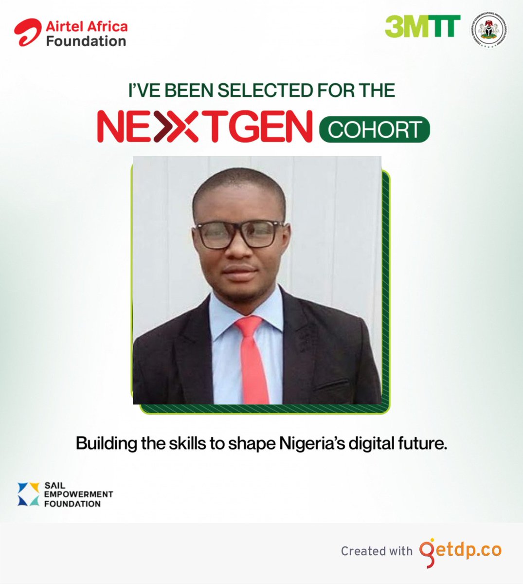 kiddix4u's tweet photo. @3MTTNigeria @AirtelAfricaFoundation @IHSTowers @NITDANigeria

Let’s continue building skills, talent, and opportunity for Nigeria’s digital future.

#My3MTT #3MTTWeeklyReflection #nextgen https://t.co/6Ek9l3jJgO