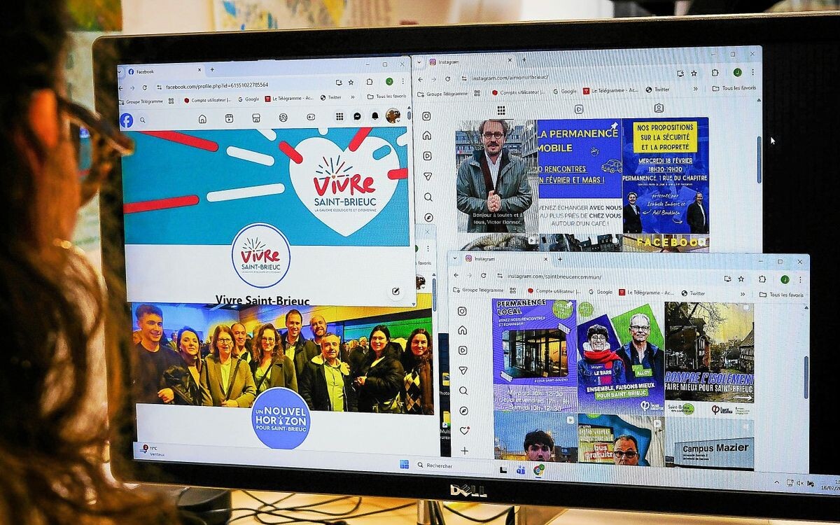 TelegStBrieuc's tweet photo. Municipales 2026 à Saint-Brieuc : Facebook, Instagram… Comment les candidats font campagne sur les réseaux
➡️ https://t.co/2RRqmIB2WB https://t.co/PjYGWkmdWE