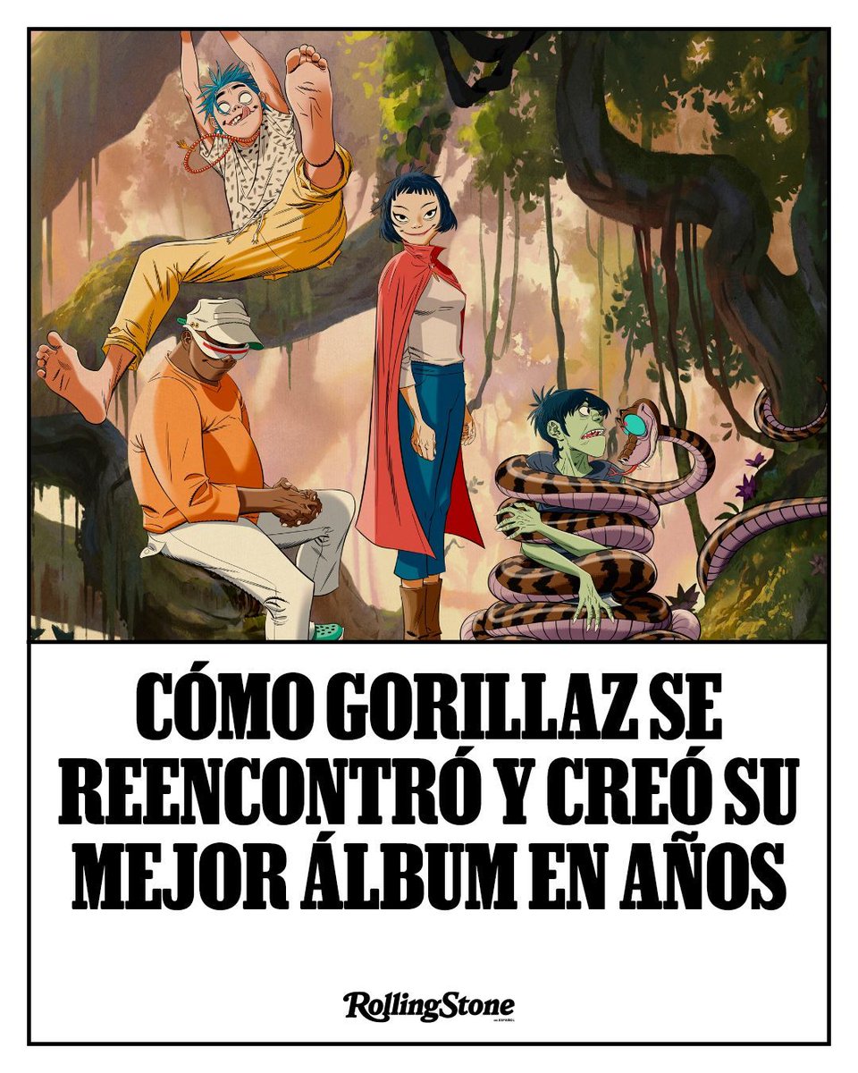 Gorillaz renacieron artísticamente con ‘The Mountain’, un álbum que surge tras viajes, pérdidas personales y colaboraciones que cruzan culturas y sonidos, marcando uno de sus trabajos más intensos y globales en años 🎧🌍.
Lee más 👉

es.rollingstone.com/como-gorillaz-…