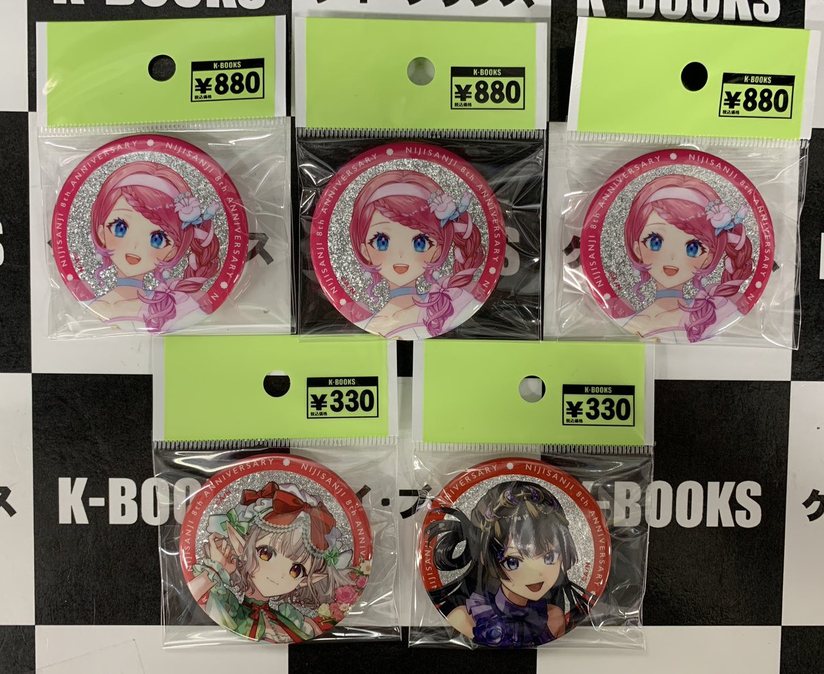 入荷情報】 にじさんじ 8th Anniversary ✨缶バッジ✨ メタルカードも