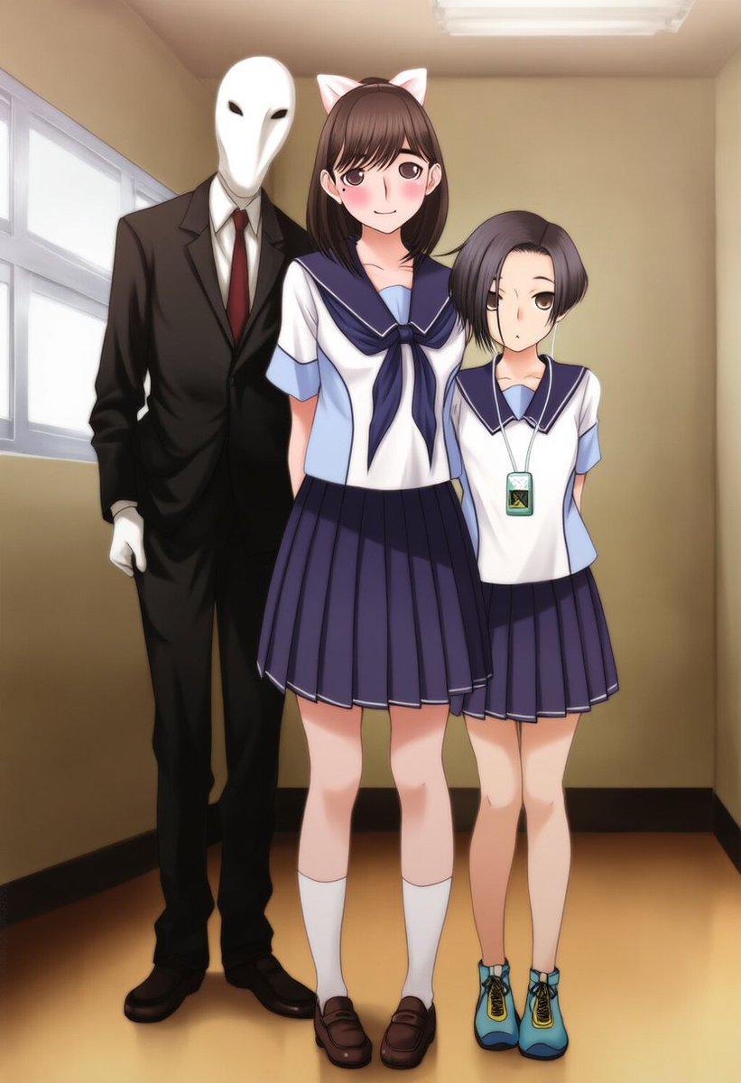 tabayan2k's tweet image. ネタが溜まってきたので、ひっさしぶりぶりに行きましょう。
今日のNG集！
①右足のグダグダ感（笑）
②これも右足の関節が逆
③NovelAI 3.5くらいの時ですかね？絵の上部描写不全
④多分”silhouette man”の解釈誤りって感じです
#AIイラストボツ供養