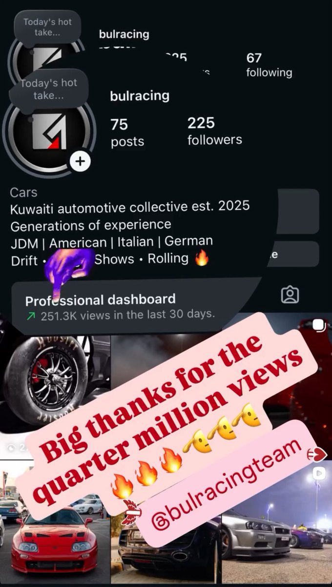 bulfuzq's tweet photo. No boost not fake viewers no cheating. We got the quarter million views the last month show me what you got.🔥🫡🔥🫡

@kick @kickcommunity 

#bulfuzq #bulracingteam #bragnersracing #streaming #instagram https://t.co/eaMHe7Xlc3
