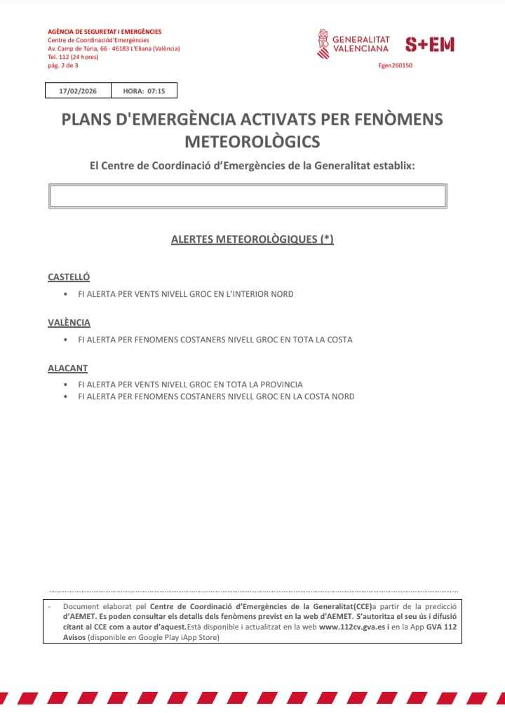 Emergències 112CV tweet media