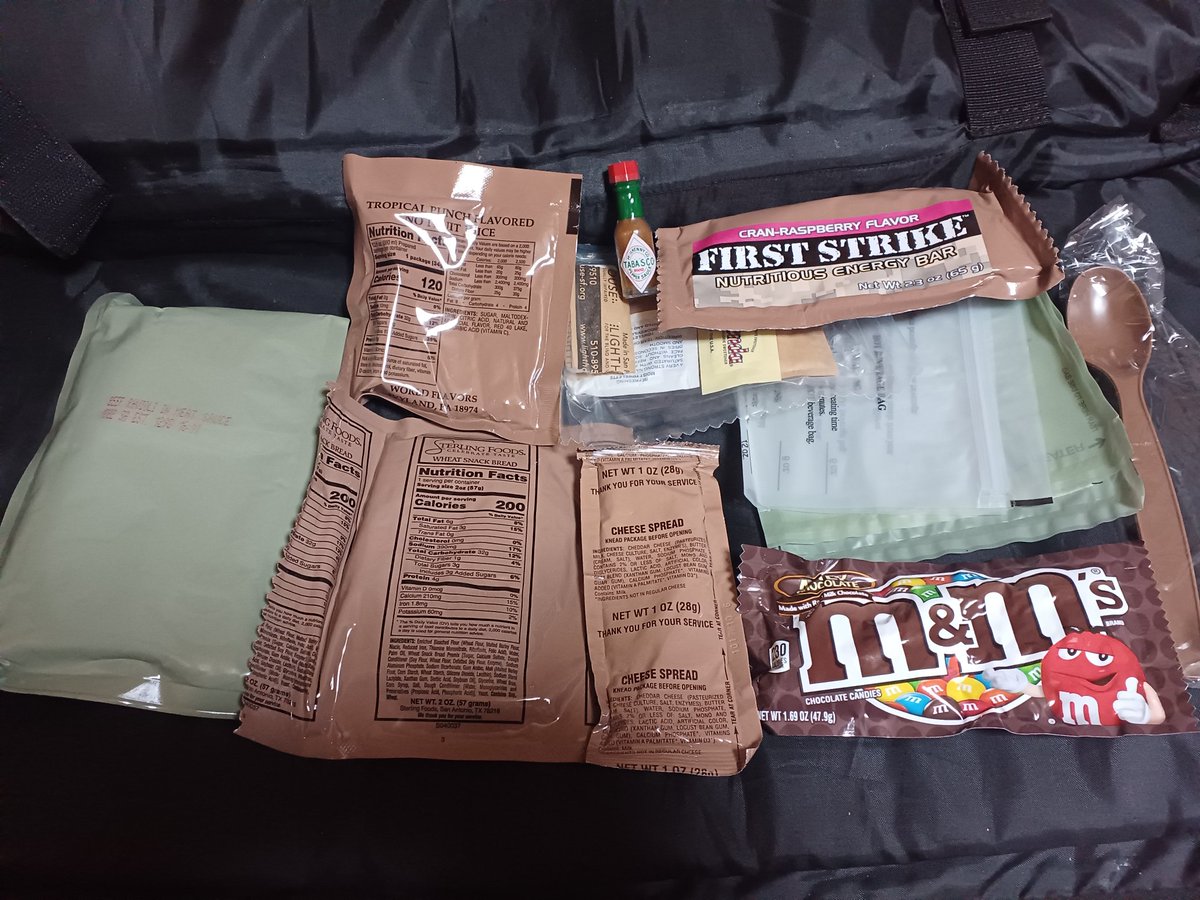 ミリオタ大好き民主主義ランチ
ことMRE(ビーフラビオリ)