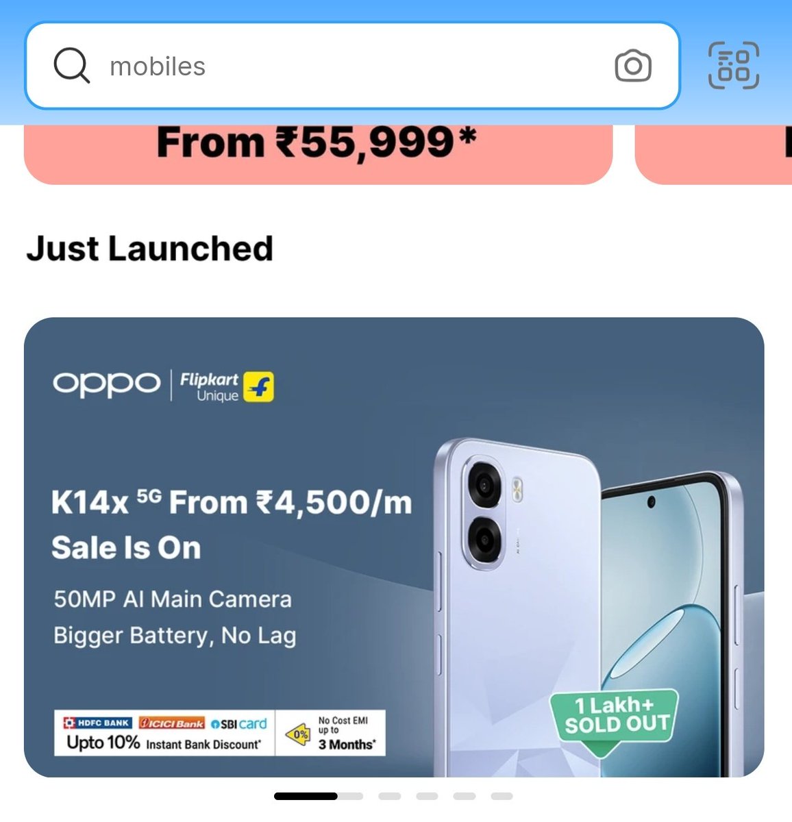 Pr4bhas's tweet image. OPPO K14x - 1Lakh+ sold on @Flipkart!
Another big year for OPPO K series in India. Continues to be winning the value for money segment for @OPPOIndia
#winOPPOK14x #OPPOK14x #MorePowerLessLag