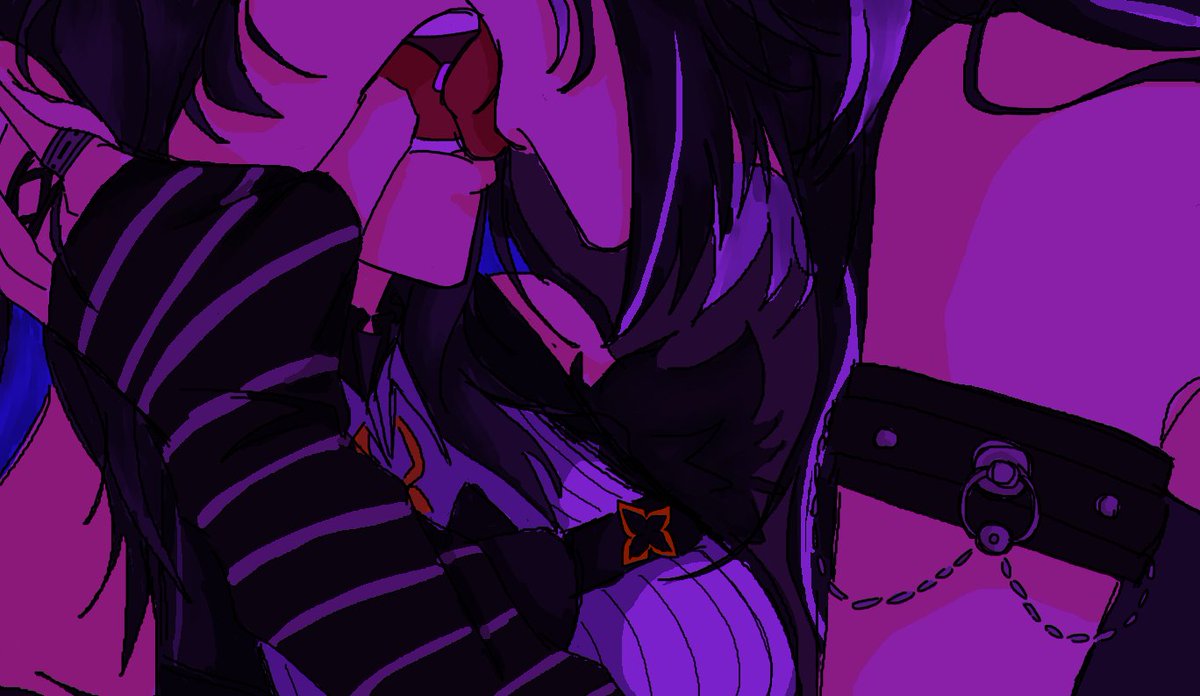 #ShiorinSketch #RavenCrafts 

shioraven ddhhh.. (yeah i redrew a scene from yama's MV)