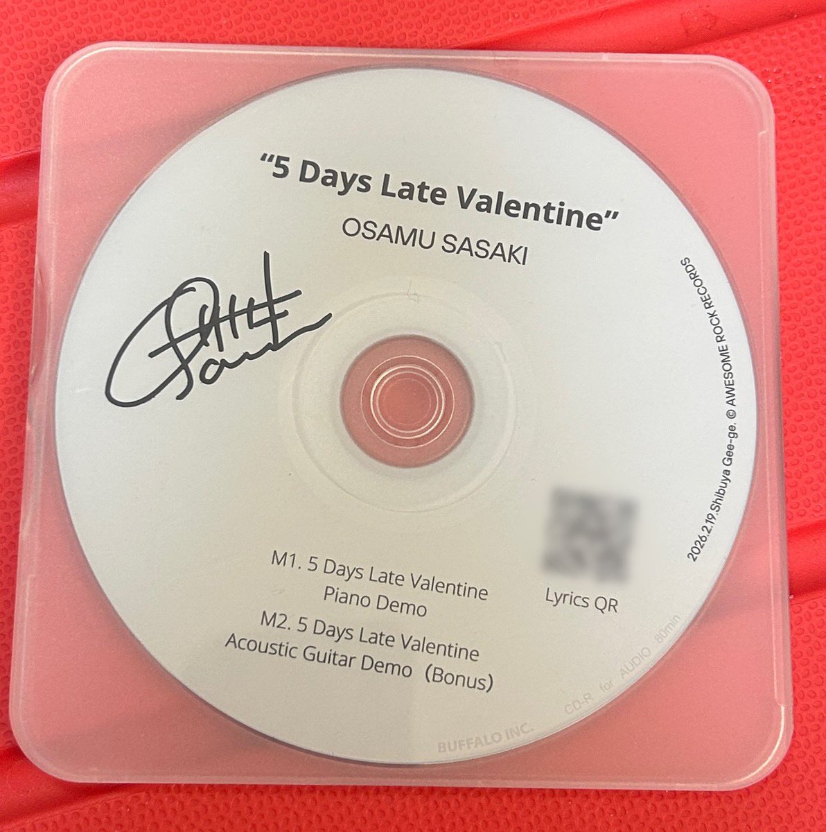 物販のご案内】 当日は新作デモCD（¥1,200／サイン入り）のほか、 既存