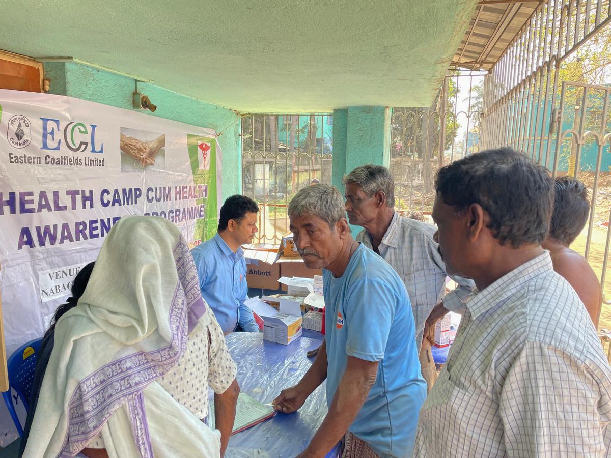 easterncoal's tweet image. The initiative reflects ECL’s continued commitment to strengthening community healthcare and outreach in its operational areas.

#ECL #TeamECL #CoalIndia