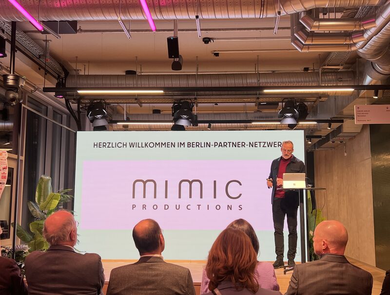 davidbennett_x's tweet photo. Big news: @mimic_productions is officially a BerlinPartner! 🚀

We kicked things off at the Berlin Partner Talk, diving into “2026: Digital First vs. Human Factor.

Excited to grow with this community!

#Berlin #Innovation #BerlinPartner #MimicProductions #Networking https://t.co/4QpoYI97B1