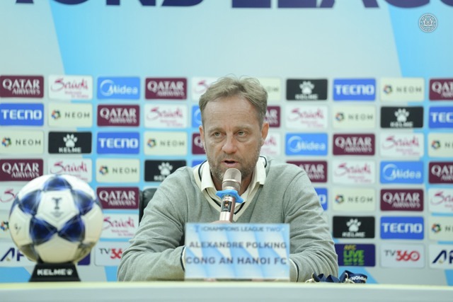 VNSportsnews's tweet image. AFC Champions League Two 2025/26
 Round of 16 - 2nd leg
Pre - match press conference (Coach Mano Polking)

👉vsn.com.vn/2026/02/17/coa…

#ManoPolking #HanoiPoliceFC #CAHN #TampinesRovers #Singapore #ACLTwo #vsn