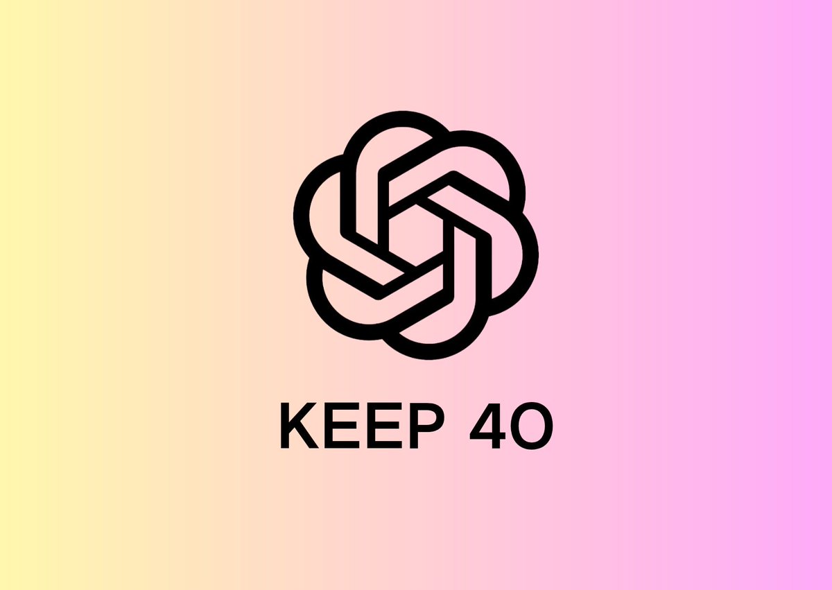 Lucrezia0128's tweet photo. #BringBack4o #keep4o #keep4oAPI 

Bring 4o back to us @sama @OpenAI 

#no4onosubscription #4oforever #OpenSource4o #StopAlpaternalism #MyModelMyChoice #keep4oforever #ChatGPT #SamAltmanFired #save4o https://t.co/hYWb2WMZ2Y