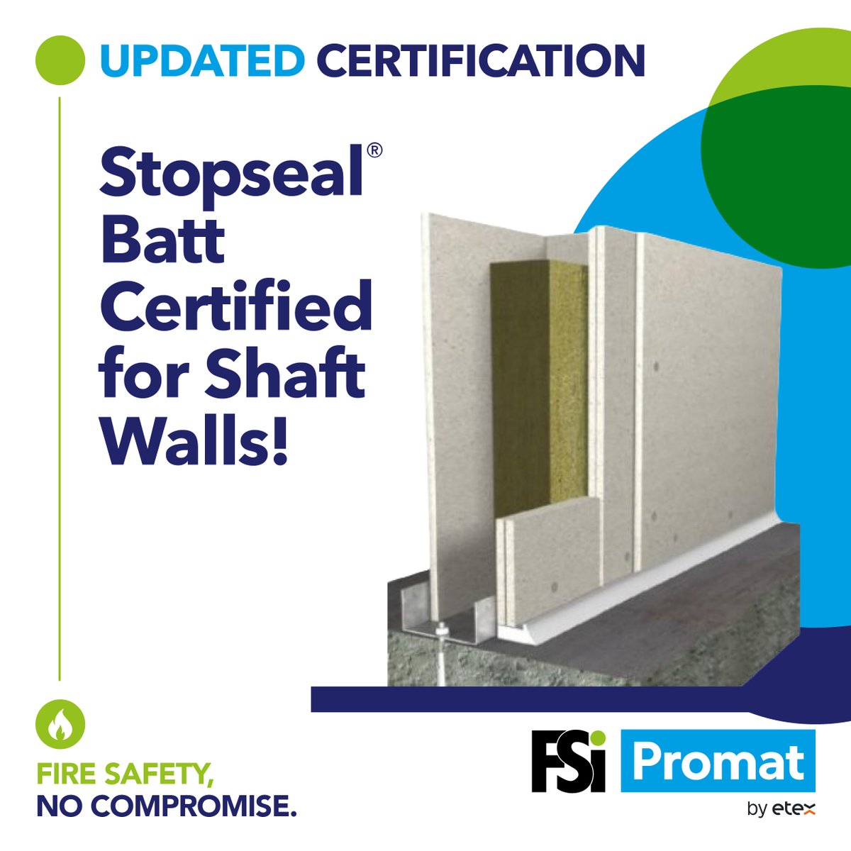 FSiPromat's tweet photo. Stopseal® Batt – now certified for shaft walls! 🔥

Want a copy of the guidance document? You can access it here: https://t.co/L8eAdOWWb5 https://t.co/yBmGd1Zsab