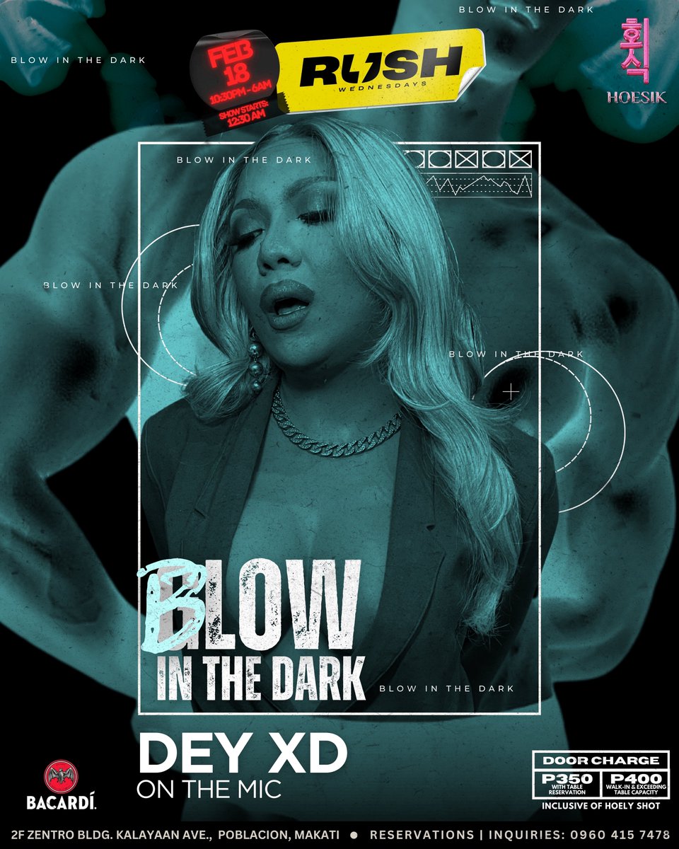 🌫️ BLOW IN THE DARK ✨
Feb 18. Lights low. Bodies glowing.
Hotter when you can’t see who’s watching.

Get in the dark. Stay close. 💦

DM your Hoests now: <a href="/el_sayurama/">EL さゆまやすひろ</a> &amp; <a href="/papichulo0118/">PAPI</a> 

#RushWednesday