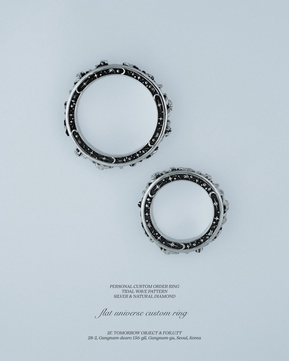 𝑝𝑒𝑟𝑠𝑜𝑛𝑎𝑙 𝑐𝑢𝑠𝑡𝑜𝑚 𝑜𝑟𝑑𝑒𝑟 𝑟𝑖𝑛𝑔.
𝑓𝑙𝑎𝑡 𝑢𝑛𝑖𝑣𝑒𝑟𝑠𝑒 • 𝑡𝑖𝑑𝑎𝑙 𝑤𝑎𝑣𝑒 𝑝𝑎𝑡𝑡𝑒𝑟𝑛
𝑠𝑖𝑙𝑣𝑒𝑟 • 𝑛𝑎𝑡𝑢𝑟𝑎𝑙 𝑑𝑖𝑎𝑚𝑜𝑛𝑑

저번에 올렸던 시안의 실물 작업✨
내가 사랑하는 모티브들이 가득!
고객님이랑 취향이 맞아서 늘 행복해요🤍🫶🏻

하늘에 뜬