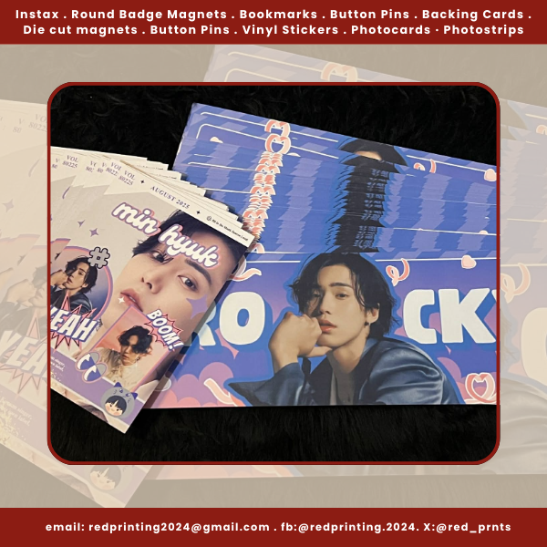 red_prnts's tweet photo. ⌗ custom prints 

♡ Banner and postcards ♡

➜ #PrintedByRed

🏷️wts, lfb, photocards, hand banner, stickers, bookmark, magnetic bookmark, polaroid, instax, cupsleeve, pvc cards, pvc id, button pins, badge magnet, ref magnet, bubble head, poster, flyer, die cut, bubble head, postcards, art print, photo print, photostrips, backing cards, chip bag, cse, cupsleeve, artprint